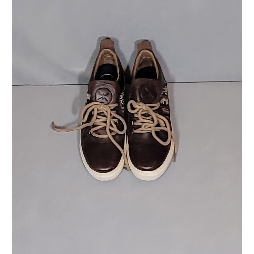 Inkkas Brown Vegan Leather Low Camping Boots Size 8 W/ Box